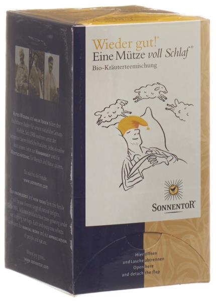 SONNENTOR Eine Mütze voll Schlaf Tee 18 Btl