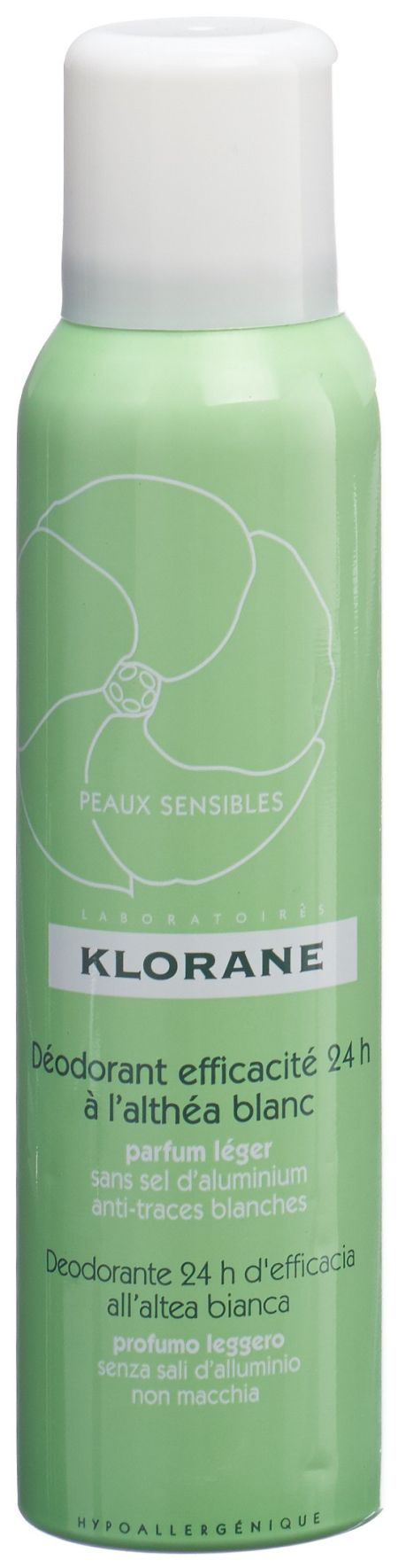 KLORANE Deodorant 24 h weisse Malve Spr 125 ml