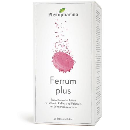 PHYTOPHARMA Ferrum Plus Brausetabl 40 Stk