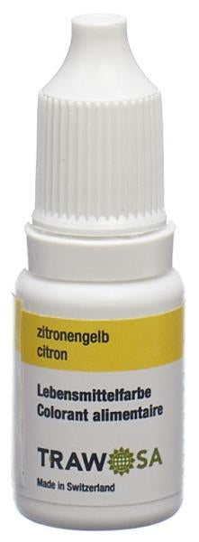 TRAWOSA Lebensmittelfarbstoff zitronengelb 10 ml