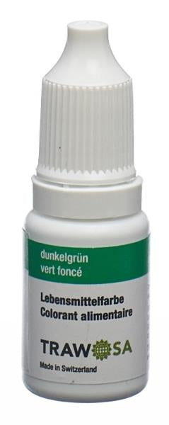 TRAWOSA Lebensmittelfarbstoff dunkelgrÃ¼n 10 ml