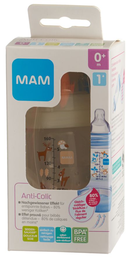 MAM Easy Start Anti-Colic Flasche 160ml 0+m Unis
