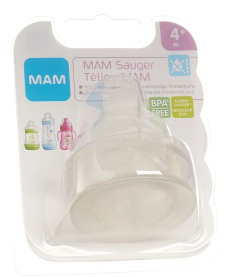 MAM Sauger tropffrei 4+m 2 Stk