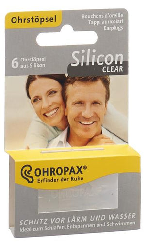 OHROPAX Silicon Clear OhrstÃ¶psel 6 Stk