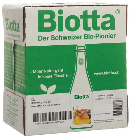 BIOTTA Mango Mix Bio 6 Fl 5 dl