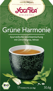 DrogerieMarkt24 - DrogerieMarkt24 YOGI Green Tea Grüne Harmonie D/F/I Btl 17 Stk - Burgerstein