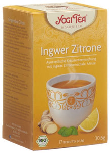 YOGI TEA Ingwer Zitrone Tee 17 Btl 1.8 g
