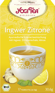 DrogerieMarkt24 - DrogerieMarkt24 YOGI Tee Ingwer Zitronen D/F/I Btl 17 Stk - Burgerstein