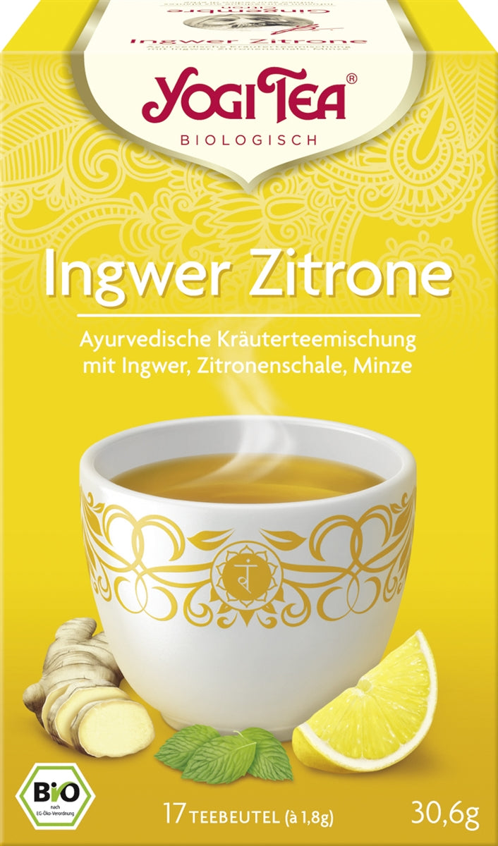 DrogerieMarkt24 - DrogerieMarkt24 YOGI Tee Ingwer Zitronen D/F/I Btl 17 Stk - Burgerstein