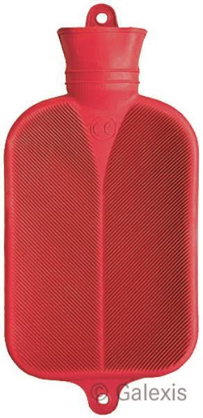 SÃ„NGER Gummi-WÃ¤rmeflasche 2l Doppellamelle rot