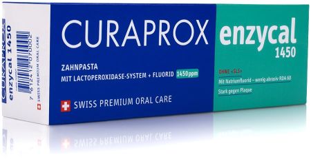 CURAPROX Enzycal 1450 Zahnpasta D/F/E 75 ml