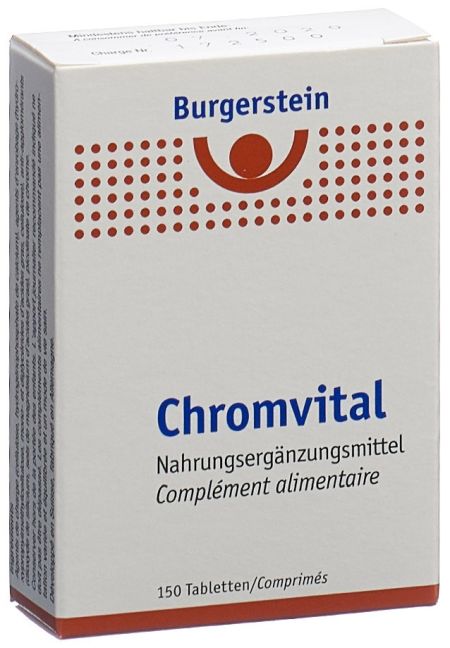 BURGERSTEIN Chromvital Tabl 150 Stk