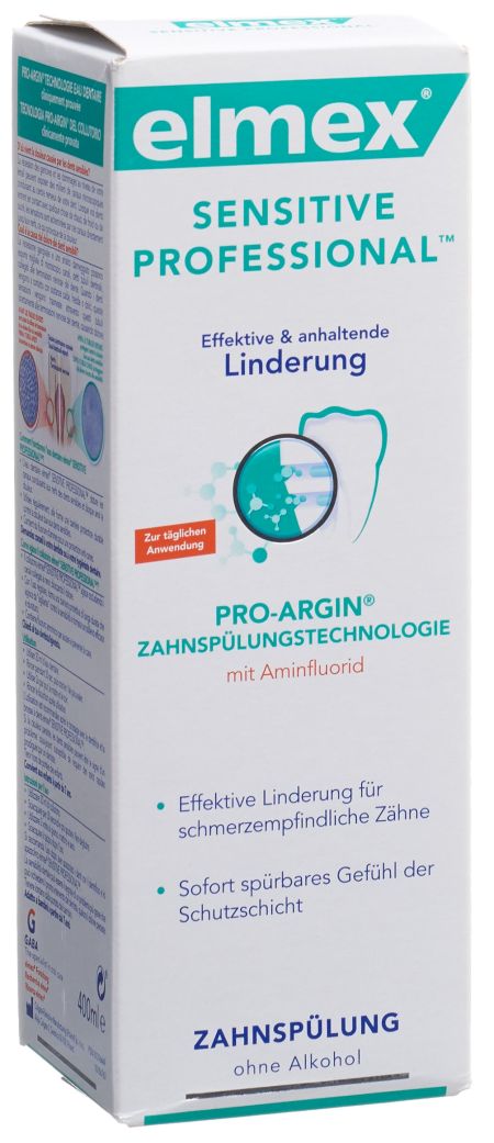 ELMEX SENSITIVE PROF ZahnspÃ¼lung Fl 400 ml