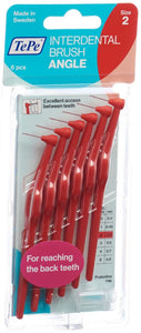 TEPE Angle Interdental-Brush 0.5mm rot 6 Stk