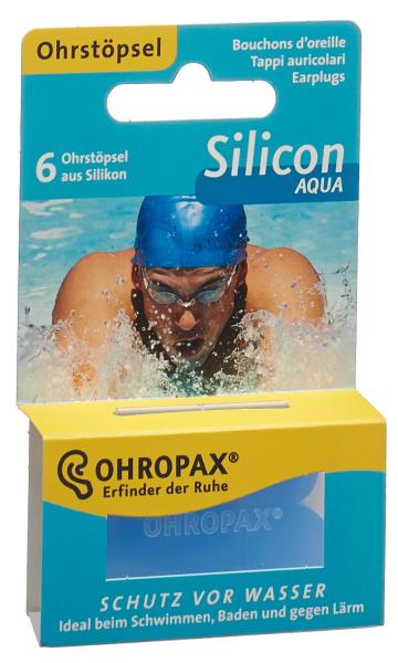 OHROPAX Silicon Aqua 6 Stk
