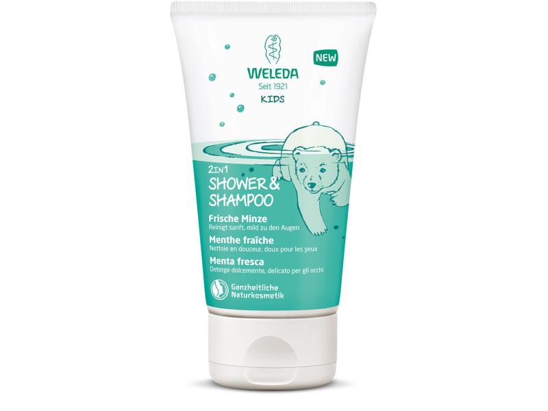 WELEDA Shampoo Kids 2in1 Shower&Shampoo Minze 150 ml