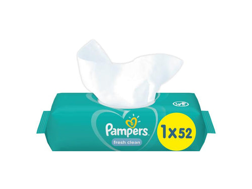 DrogerieMarkt24 - DrogerieMarkt24 PAMPERS Feuchttücher Fresh Clean Einzelpackung 52 Stk - Burgerstein