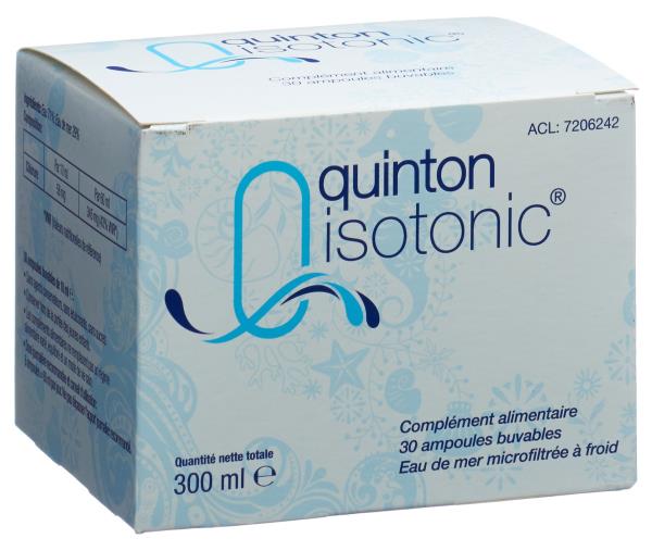 QUINTON Isotonic 9g/l Trinkamp 30 x 10 ml