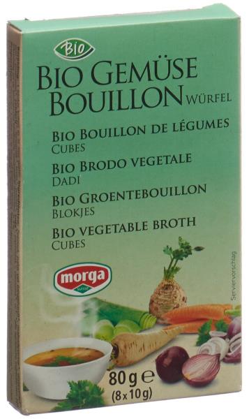 MORGA Gemüse  Bouillon Würfel Bio 8 Stk