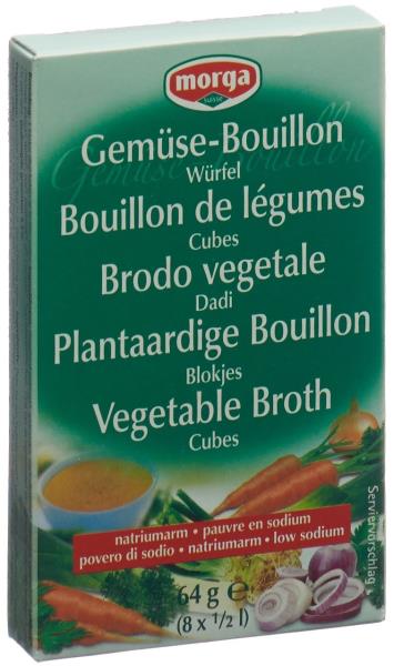 MORGA Gemüse  Bouillon Würfel nat-arm 8 Stk