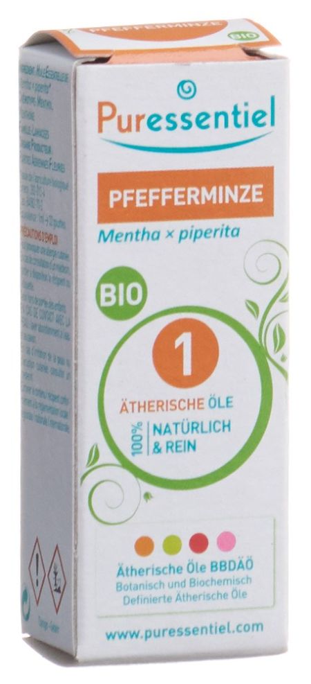 PURESSENTIEL Pfeffer-Minze Ã„th/Ã–l Bio 10 ml