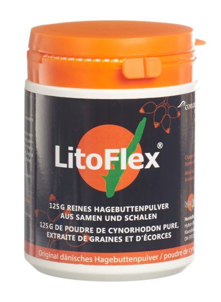 LITOFLEX orig dÃ¤nisch Hagenbuttenpulver Ds 125 g
