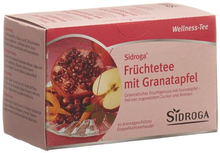 SIDROGA FrÃ¼chtetee mit Granatapfel 20 Btl 2 g