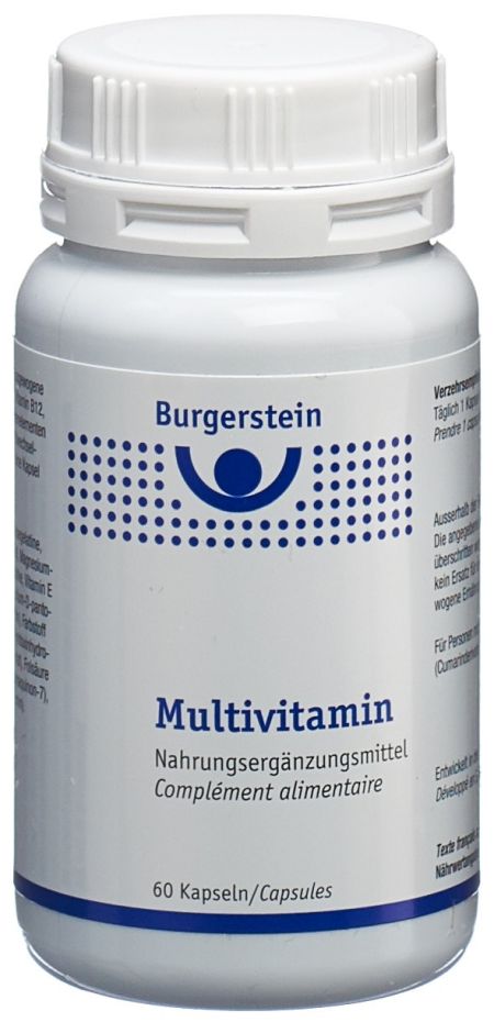 BURGERSTEIN Multivitamin Kaps Ds 60 Stk
