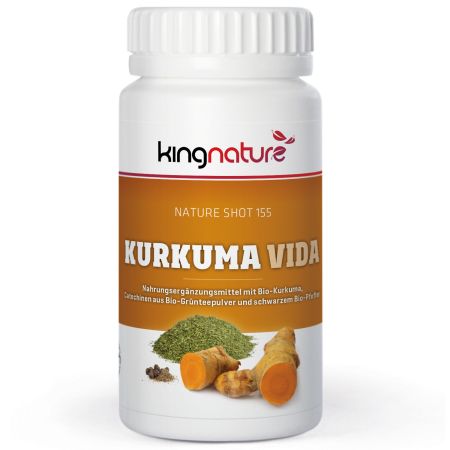 KINGNATURE Kurkuma Vida (Bio) Kaps 72 Stk