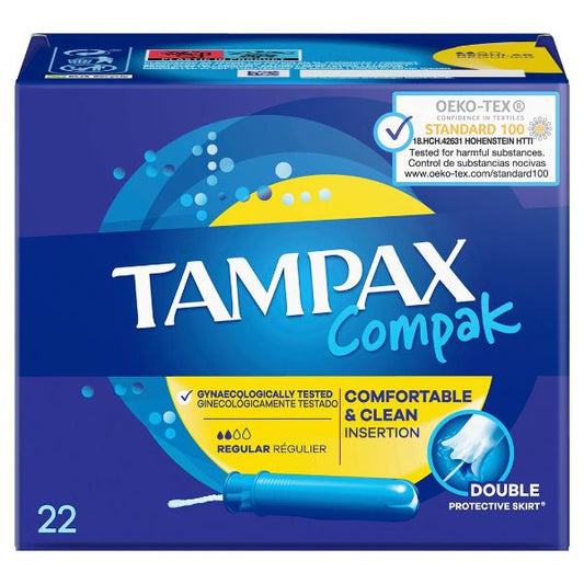 TAMPAX Tampons Compak Regular 22 Stk