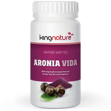 KINGNATURE Aronia Vida Extrakt Kaps 500 mg 100 Stk