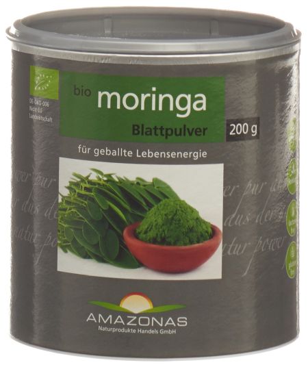 AMAZONAS moringa Bio Blattpulver 100 % pur 200 g