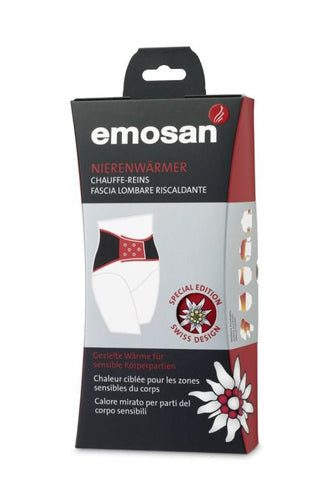 EMOSAN NierenwÃ¤rmer Velcro L schwarz A Edelweiss