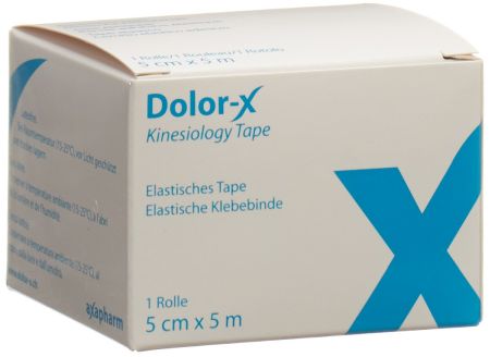 DOLOR-X Kinesiology Tape 5cmx5m blau