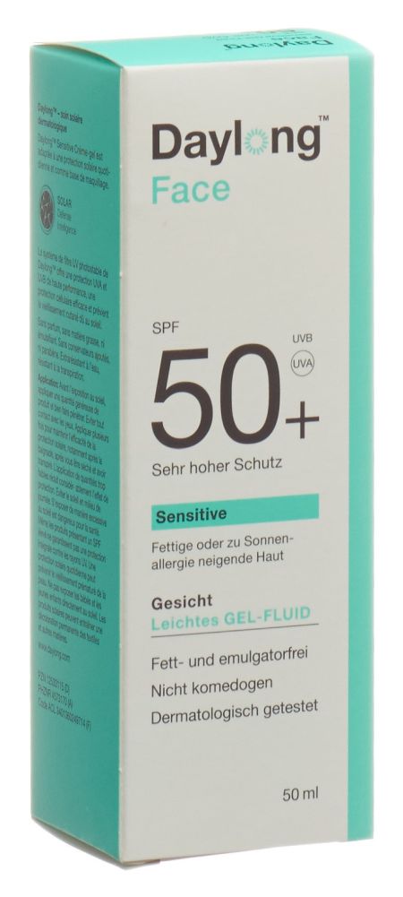 DAYLONG Sensitive Face Gel-Cr/Flui SPF50+ Tb 50 ml