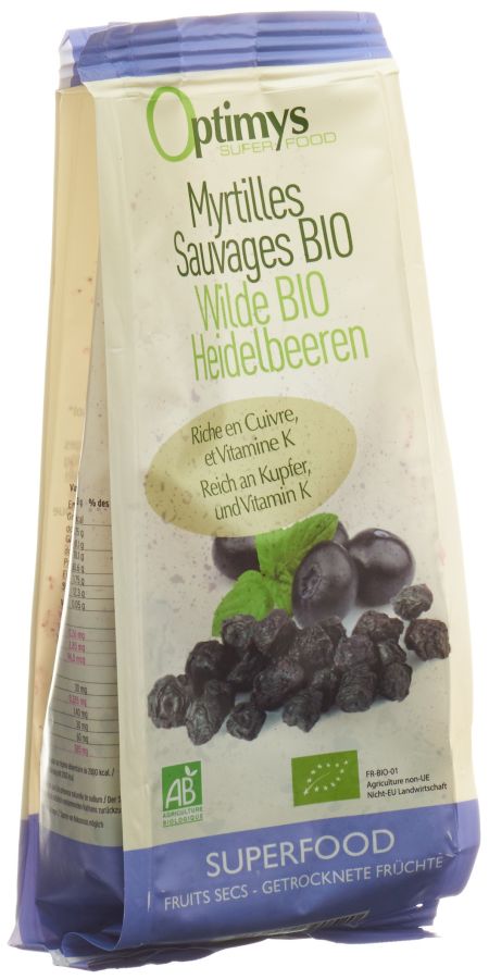 OPTIMYS Heidelbeeren wild Bio 180 g