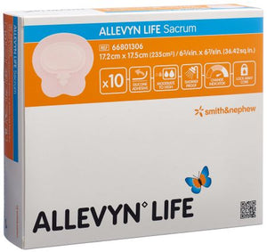 ALLEVYN LIFE SACRUM Sil-Schaumv 17.2x17.5cm 10 Stk