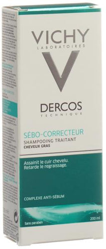 VICHY Dercos Shampoo Sebo-Corr chev gras FR 200 ml