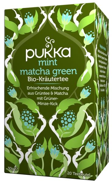 PUKKA Mint Matcha Green Tee Bio Btl 20 Stk