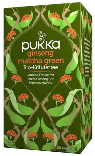 PUKKA Ginseng Matcha Green Tee Bio Btl 20 Stk