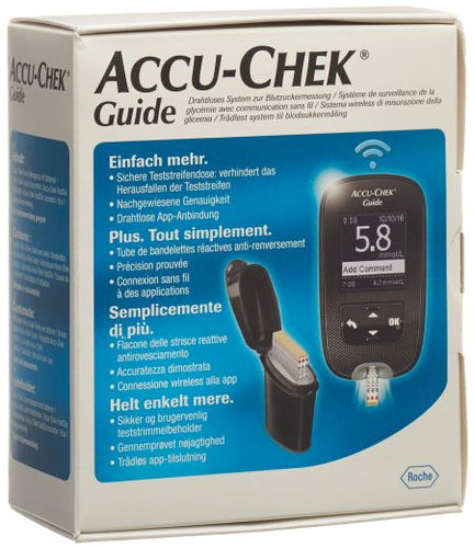 ACCU-CHEK GUIDE Set mmol/l inkl 1x10 Tests