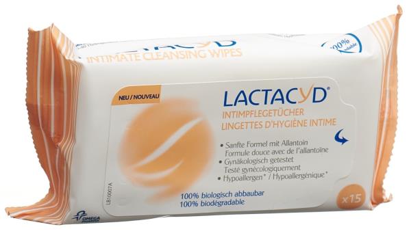 LACTACYD IntimpflegetÃ¼cher 15 Stk