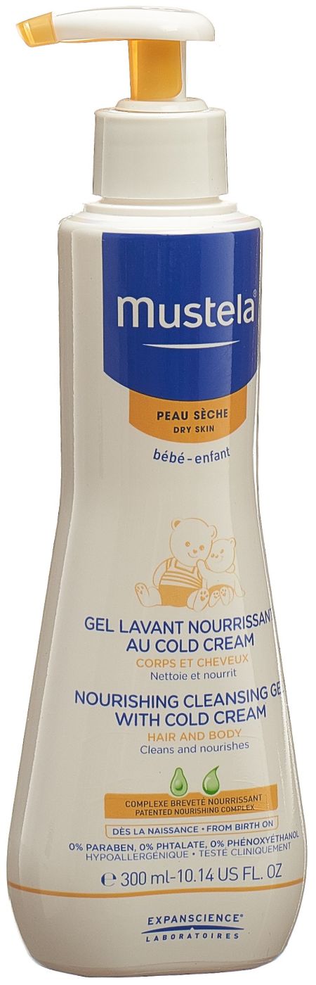 MUSTELA Waschgel Cold Cream trock Haut alt 300 ml