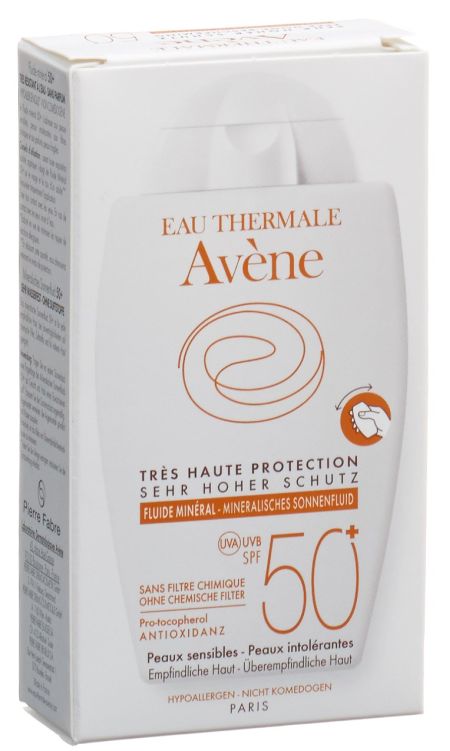 AVENE SUN Sonnenfluid mineralisch SPF50+ 40 ml