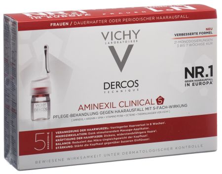 VICHY Dercos Aminexil Clinical 5 Frauen 21 x 6 ml