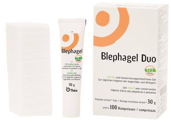 BLEPHAGEL Duo Gel 30g + 100 Kompr (alt)