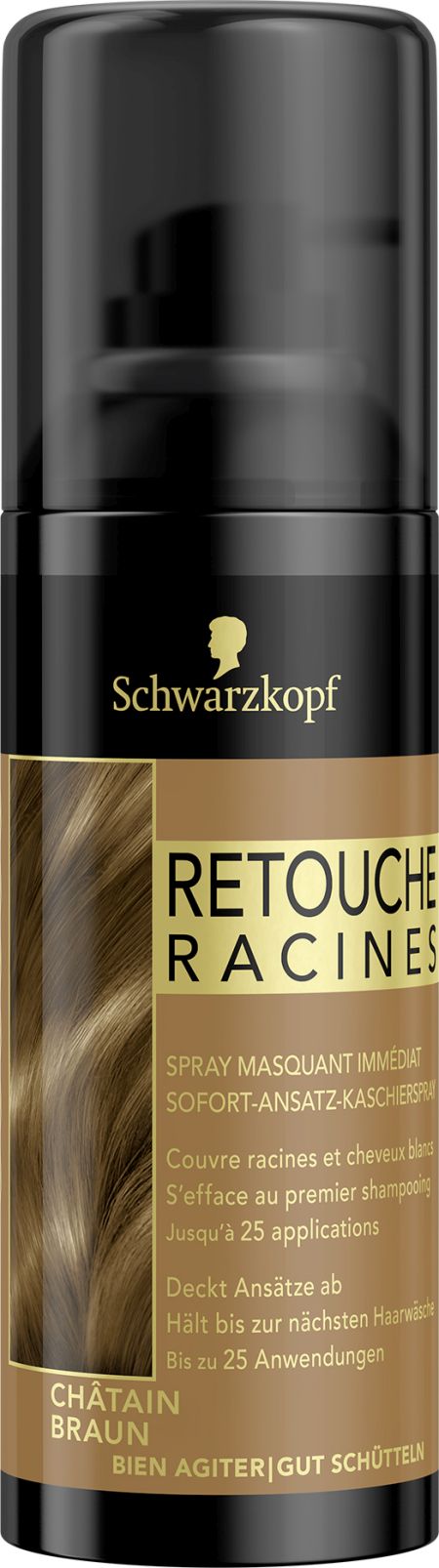 RETOUCHE RACINES Mittelbraun 120 ml