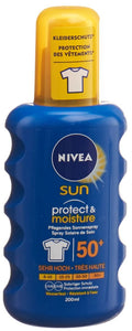 NIVEA Sun Protect&Moist Sonnenspray LSF50+ 200 ml