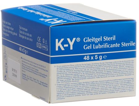 K Y Gelee Gleitmittel steril 48 x 5 g