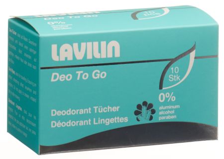 LAVILIN Deodorant TÃ¼cher Box 10 Stk